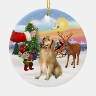 Décoration En Céramique Traiter pour un Golden Retriever (#5)