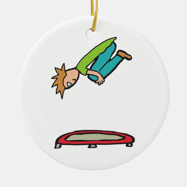 Décoration En Céramique Trampoline (Devant)