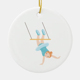 Décoration En Céramique Trapeze Girl