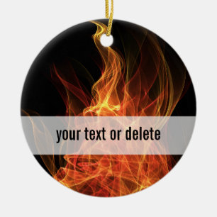 Décoration En Céramique Triangle du feu