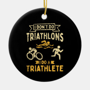 Décoration En Céramique Triathlon