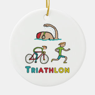 Décoration En Céramique Triathlon