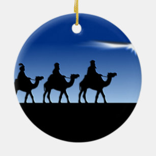 Décoration En Céramique Trois sages - cadeau des Magi