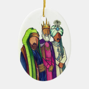 Décoration En Céramique Trois Wisemen