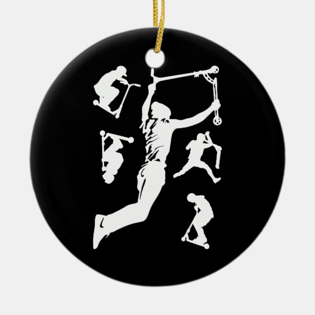 Décoration En Céramique Trucs de scooter de démarrage (Devant)