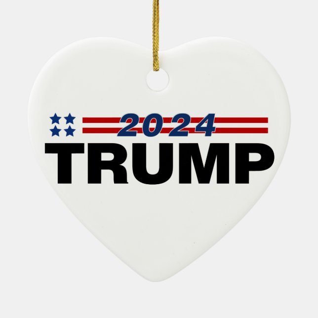 Décoration En Céramique Trump 2024 (Dos)