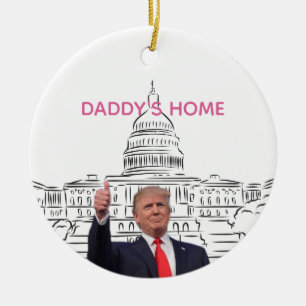 Décoration En Céramique Trump 2024 Reprendre l'Amérique à la maison de pap