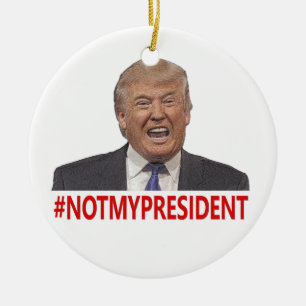 Décoration En Céramique Trump, pas mon président !