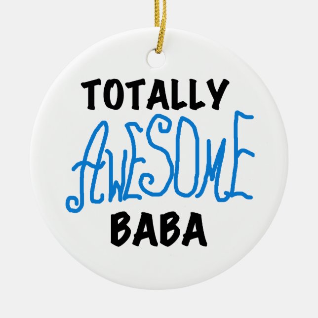 Décoration En Céramique Tshirts et cadeaux Baba absolument géniaux (Devant)