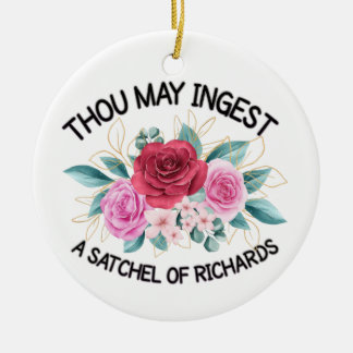 Décoration En Céramique Tu peux ingérer un satchel de Richard 