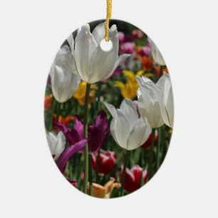 Décoration En Céramique Tulipes