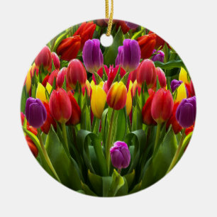 Décoration En Céramique Tulipes lumineuses
