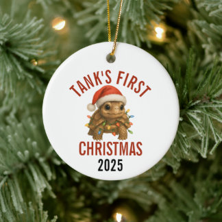 Décoration En Céramique Turtle's First Christmas 2025