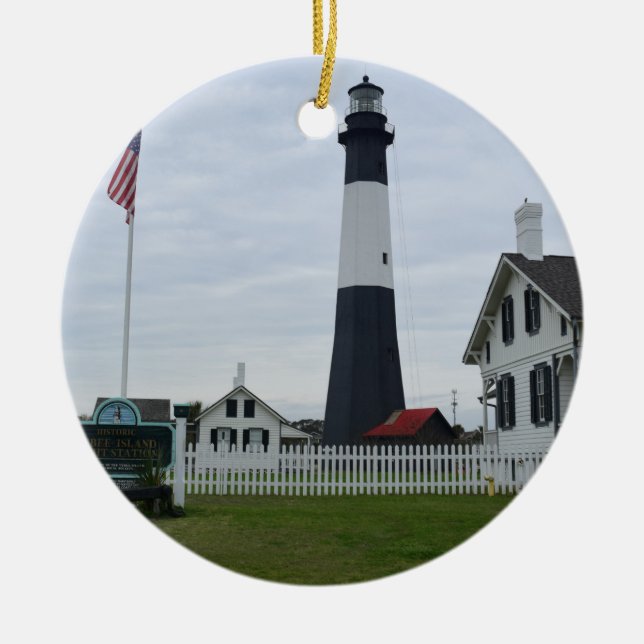 Décoration En Céramique Tybee Island Lighthouse (Devant)