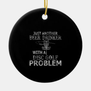 Décoration En Céramique Un Boisson De Bière Avec Un Problème De Golf De 
