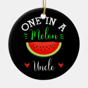 Décoration En Céramique Un Dans Un Melon Oncle Watermelon Été Drôle