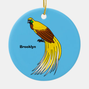 Décoration En Céramique Un petit oiseau de paradis