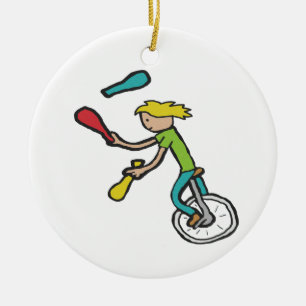 Décoration En Céramique Unicycling