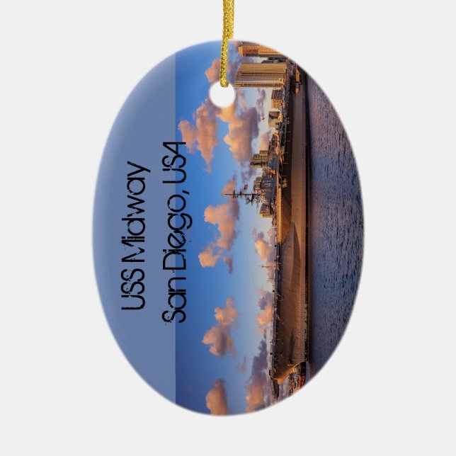 Décoration En Céramique USS Midway (Devant)