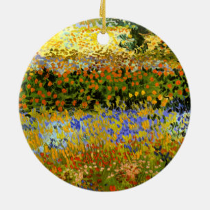 Décoration En Céramique Van Gogh - Flower Garden