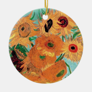 Décoration En Céramique Van Gogh - Still Life Vase With Twelve Sunflowers