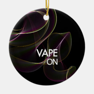 Décoration En Céramique Vape sur la fumée de chaux