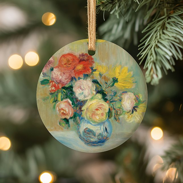 Décoration En Céramique Vase des Roses et Dahlias | Renoir (Créateur téléchargé)