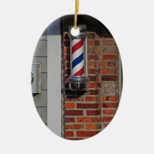 Décoration En Céramique Vecteur de Polonais de raseur-coiffeur