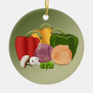 Décoration En Céramique Veggies