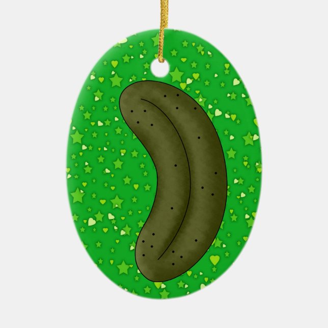 Décoration En Céramique VENDRE Noël Pickle Legend (Devant)