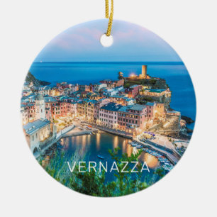 Décoration En Céramique Vernazza Cinque Terre La Spezia Italie Panorama