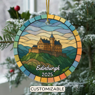 Décoration En Céramique Verre de teint personnalisé Édimbourg, Écosse