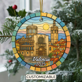 Décoration En Céramique Verre de teint personnalisé Valencia, Espagne