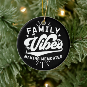 Décoration En Céramique Vibes Familiales Rendre Les Souvenirs Drôle Dire C