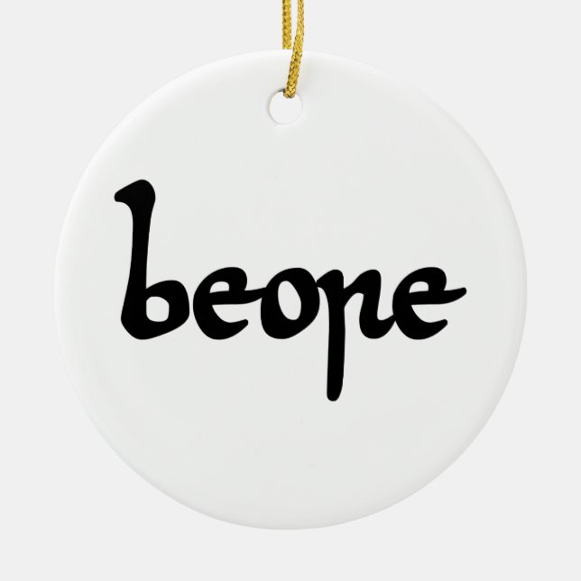 Décoration En Céramique Vielle bière anglaise (Devant)