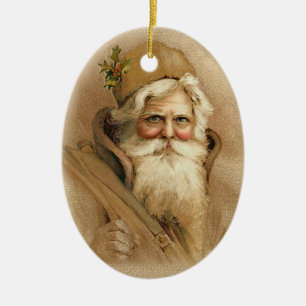 Décoration En Céramique Vieux Noël Père Noël 2