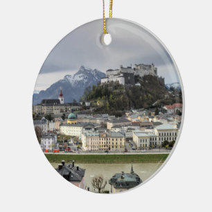 Décoration En Céramique View Over Salzburg Austria