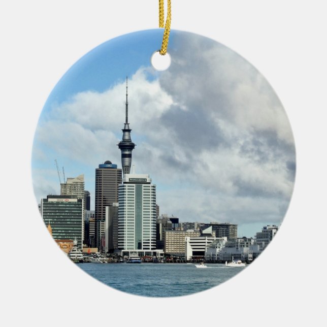 Décoration En Céramique Ville d'Auckland (Devant)
