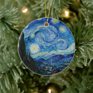 Décoration En Céramique Vincent Van Gogh La Nuit étoilée