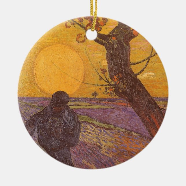 Décoration En Céramique Vincent van Gogh - Le Sower (Devant)
