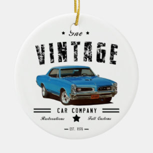 Décoration En Céramique Vintage GTO Car Company
