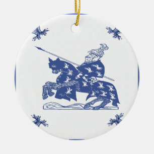 Décoration En Céramique Vintage Knight ajouter, modifier du texte