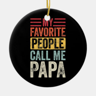 Décoration En Céramique Vintage Mes Favoris Appelez-Moi Papa Fun