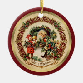 Décoration En Céramique Vintage Victorian Christmas Baubles