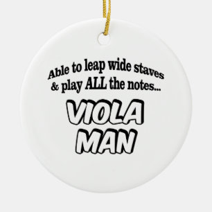Décoration En Céramique Viola Man - Music Superhero