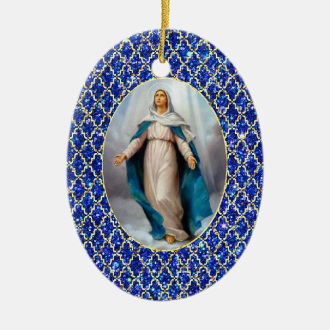 Décoration En Céramique Virgin Mary (Devant)