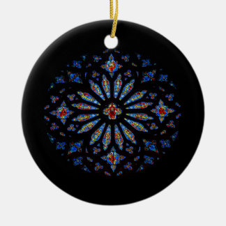 Décoration En Céramique Vitrail de l'église colorée