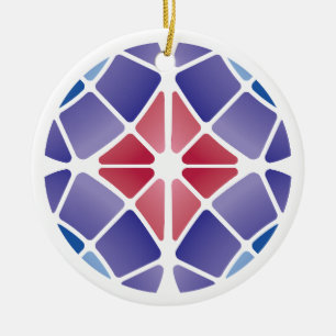 Décoration En Céramique Vitraux (Radial - Lumière du jour)