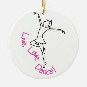 Décoration En Céramique Vivant, amour, danse !