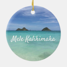 Vivez avec Aloha Hawaii Ceramic Orament